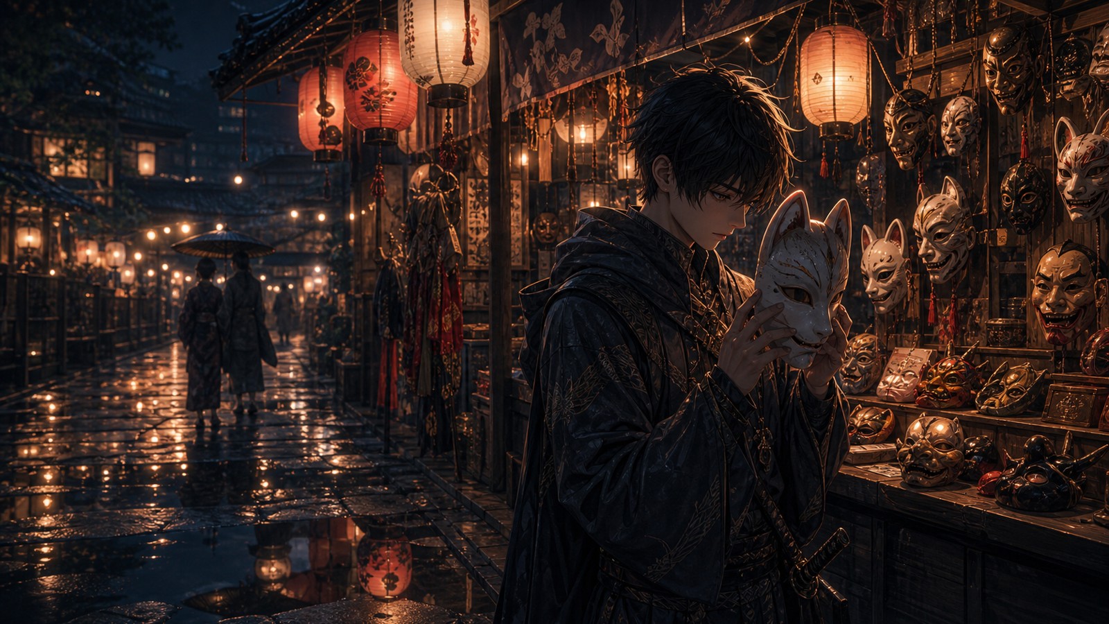 Original anime inspired editorial image for Most Memorable Anime Masks and Identity Items Every Fan Should Know